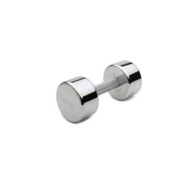 Round Head Dumbbells Set Chromed Stainless Steel